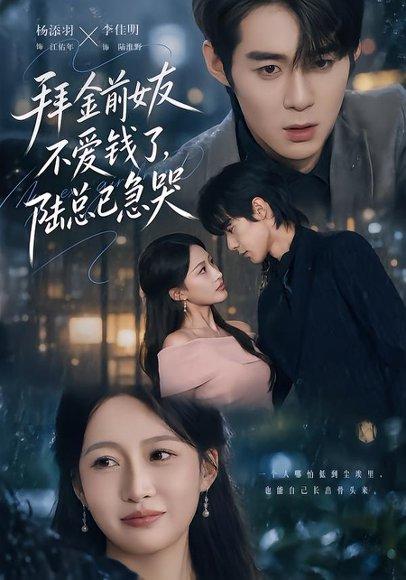 《拜金前女友不爱钱了，陆总已急哭（40集）李佳明＆杨添羽（百度网盘）》短剧封面