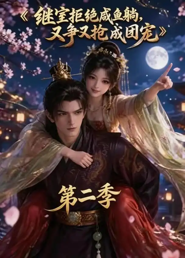 《继室拒绝咸鱼躺，又争又抢成团宠第二季（30集）（夸克网盘）》短剧封面