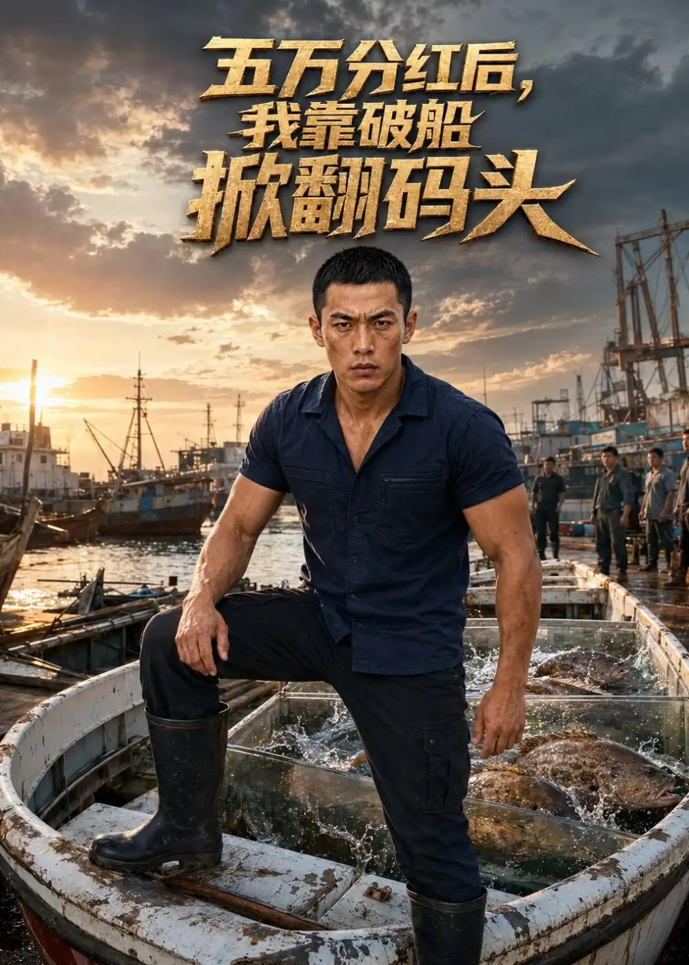 《五万分红后，我靠破船掀翻码头！（60集）Ai短剧（夸克网盘）》短剧封面
