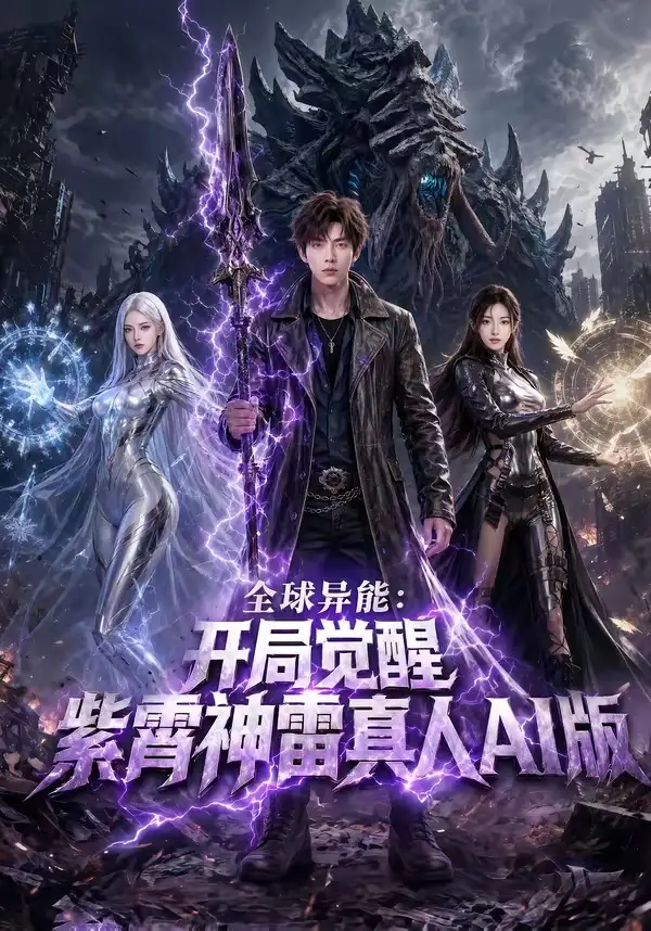 《全球异能：开局觉醒紫霄神雷真人AI版（95集）（夸克网盘）》短剧封面