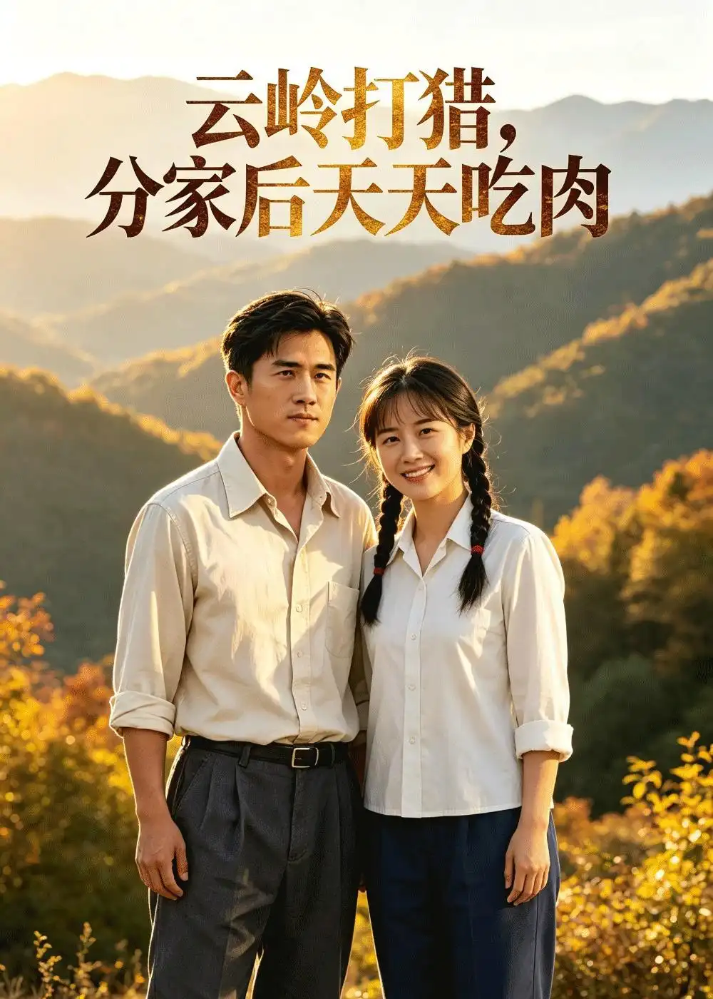 《云岭打猎，分家后天天吃肉（70集）Ai短剧（夸克网盘）》短剧封面
