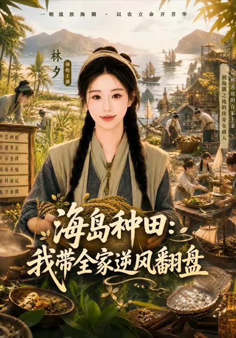 《海岛种田：我带全家逆风翻盘（50集）（百度网盘）》短剧封面