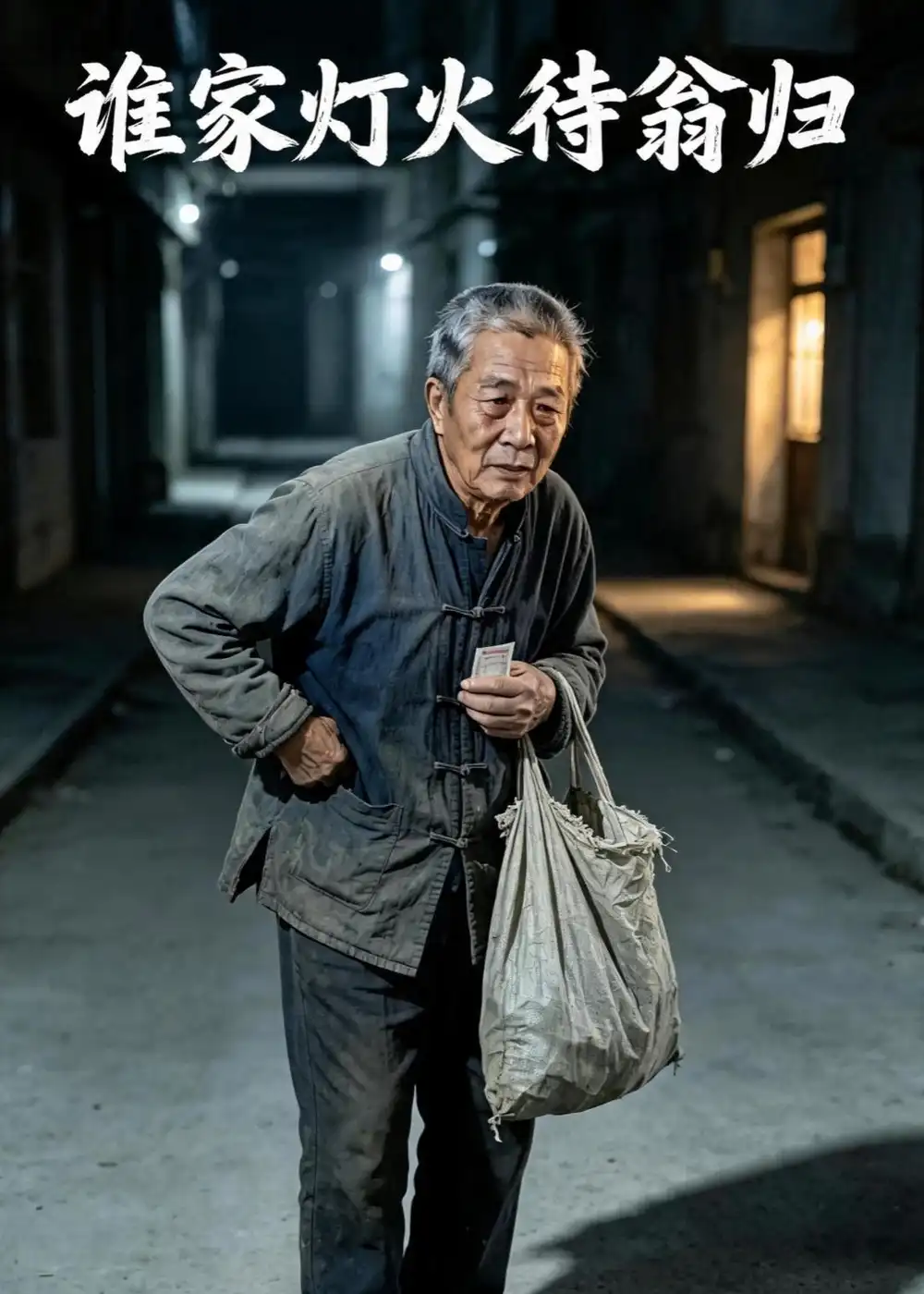 《谁家灯火待翁归(52集)AI短剧(夸克网盘)》短剧封面