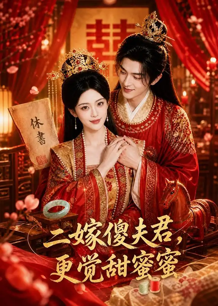 《二嫁傻夫君，更觉甜蜜蜜（52集）（夸克网盘）》短剧封面
