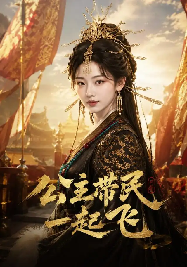 《公主带民一起飞（61集）（夸克网盘）》短剧封面