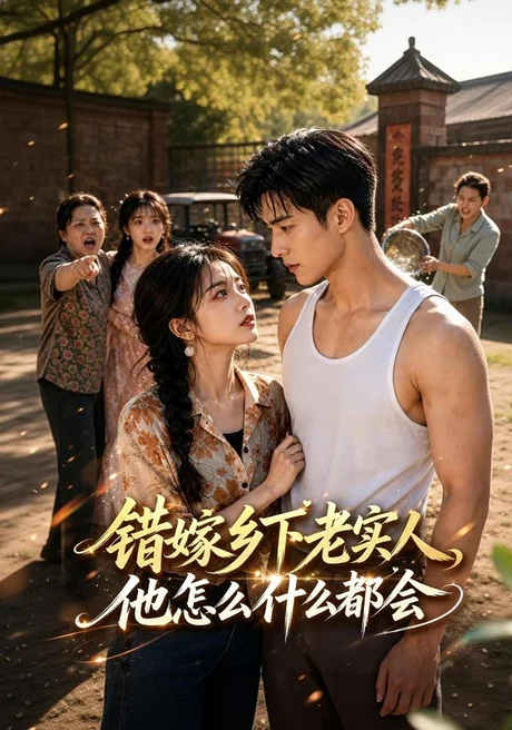 《错嫁乡下老实人，他怎么什么都会（50集）（夸克网盘）》短剧封面
