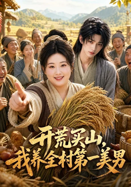 《开荒买山，我养全村第一美男（50集）（夸克网盘）》短剧封面