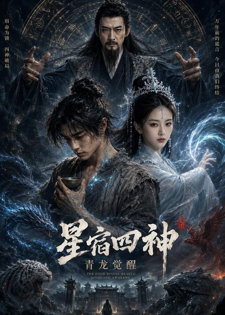 《星宿四神：青龙觉醒（30集）AI短剧（百度网盘）》短剧封面