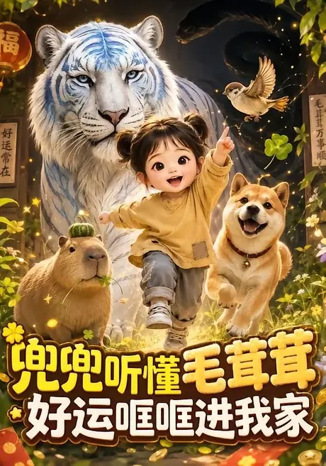 《兜兜听懂毛茸茸，好运哐哐进我家（100集）（夸克网盘）》短剧封面