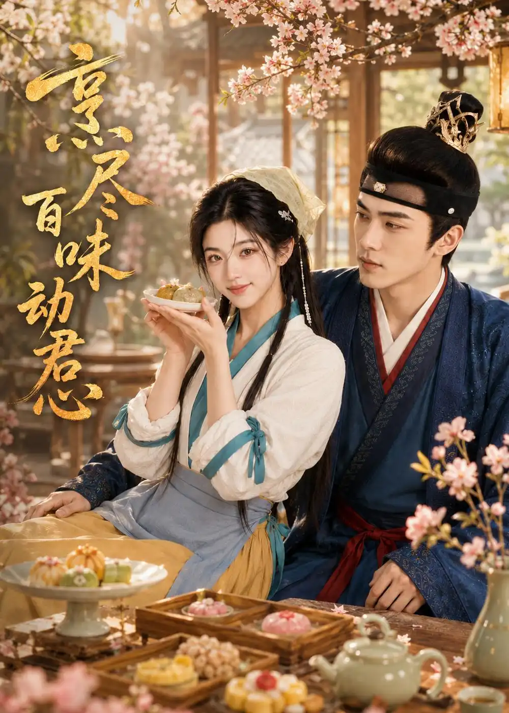 《烹尽百味动君心（48集）AI短剧（夸克网盘）》短剧封面