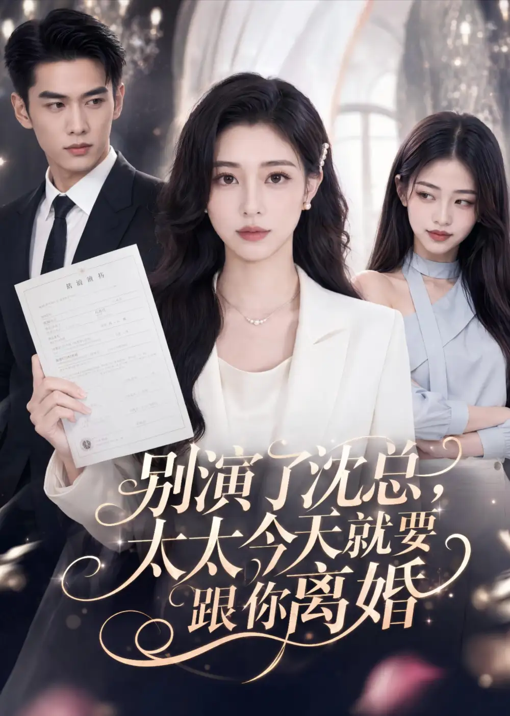 《别演了沈总，太太今天就要跟你离婚（40集）（夸克网盘）》短剧封面