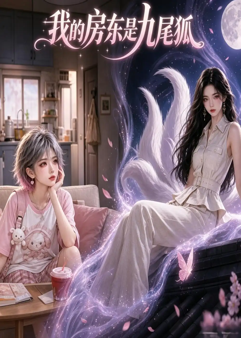 《我的房东是九尾狐(39集)(夸克网盘)》短剧封面