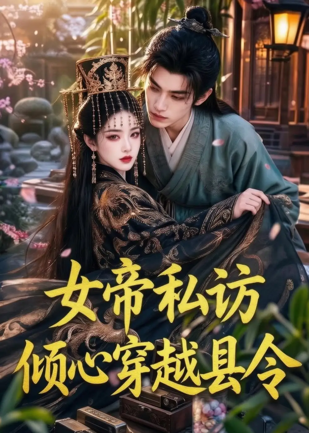 《女帝私访倾心穿越县令（64集）（夸克网盘）》短剧封面