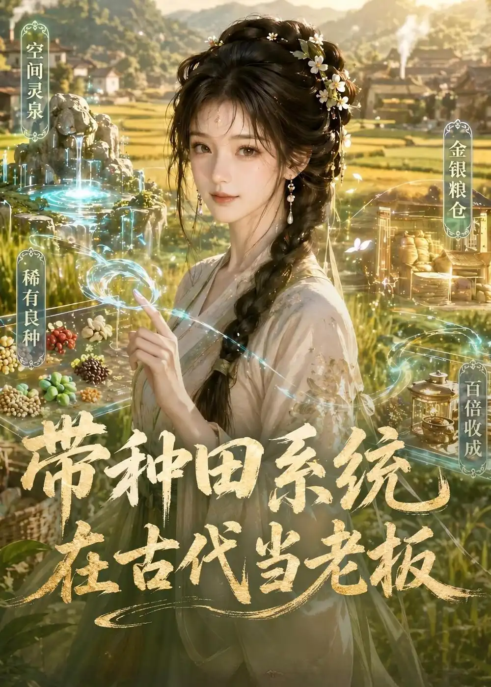 《带种田系统在古代当老板（37集）（夸克网盘）》短剧封面