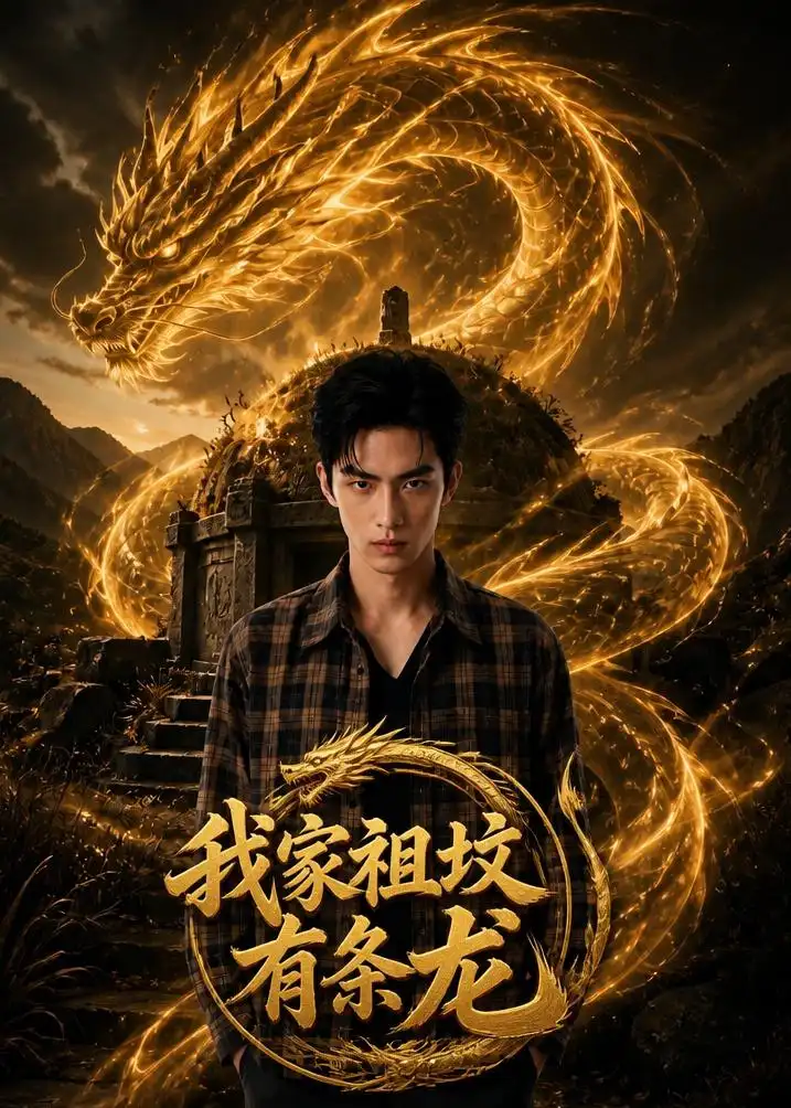 《我家祖坟有条龙（71集）AI短剧（夸克网盘）》短剧封面
