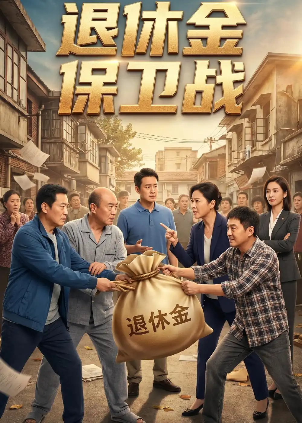 《退休金保卫战(46集)Ai短剧》短剧封面