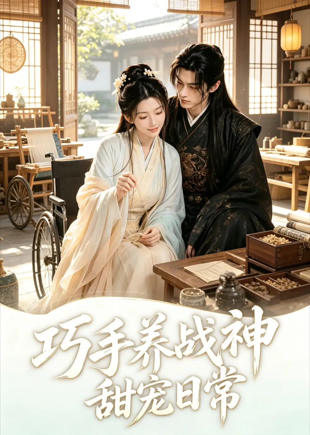 《巧手养战神甜宠日常（80集）（夸克网盘）》短剧封面