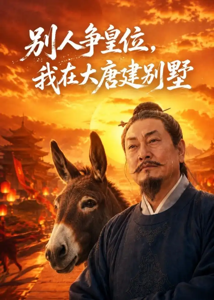 《别人争皇位，我在大唐建别墅（80集）AI短剧（夸克网盘）》短剧封面