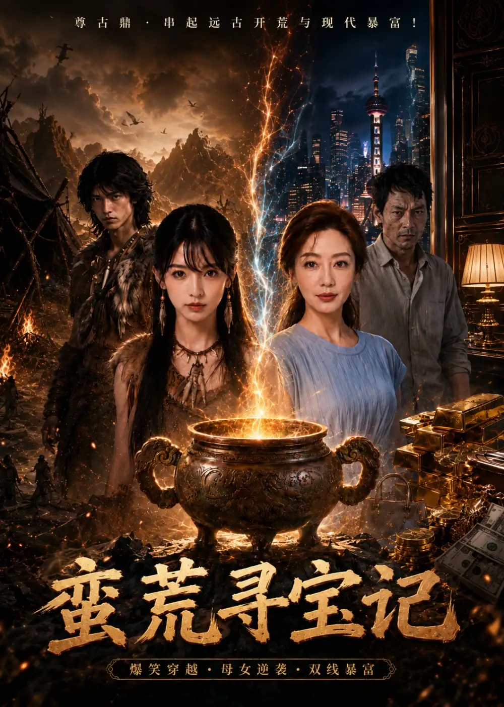 《蛮荒寻宝记（64集）（夸克网盘）》短剧封面
