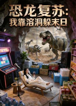 恐龙复苏：我靠溶洞躲末日（50集）Ai短剧（夸克网盘）封面图 - 科幻短剧