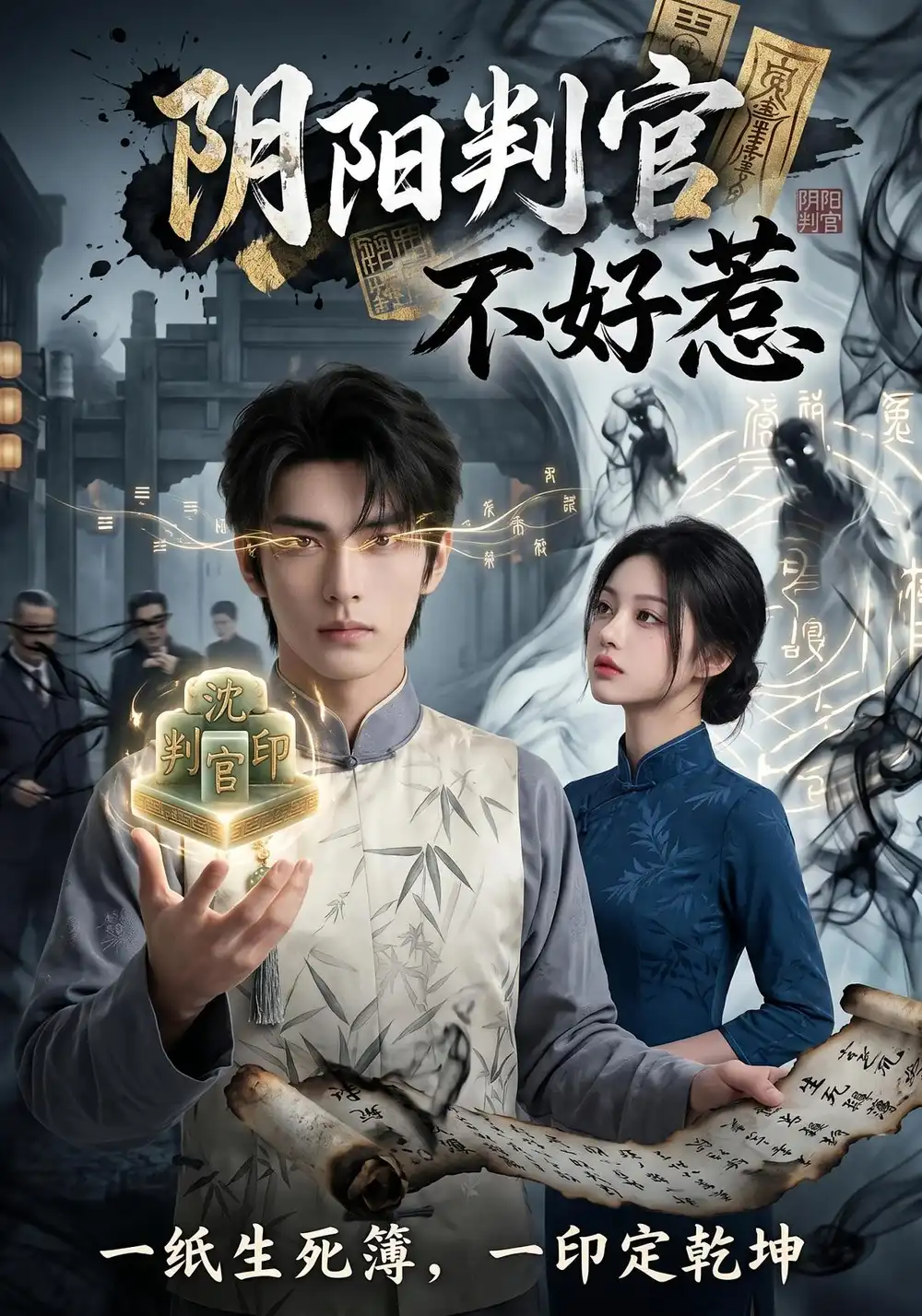 《阴阳判官不好惹(60集)Ai短剧(夸克网盘)》短剧封面