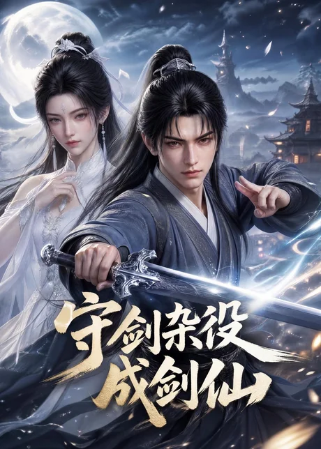 《守剑杂役成剑仙(108集)(夸克网盘)》短剧封面