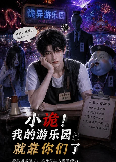 《小诡！我的游乐园就靠你们了（78集）（夸克网盘）》短剧封面