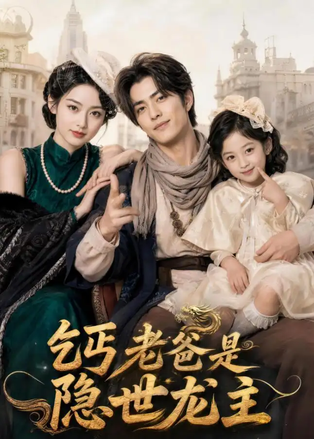 《乞丐老爸是隐世龙主（60集）AI短剧（夸克网盘）》短剧封面