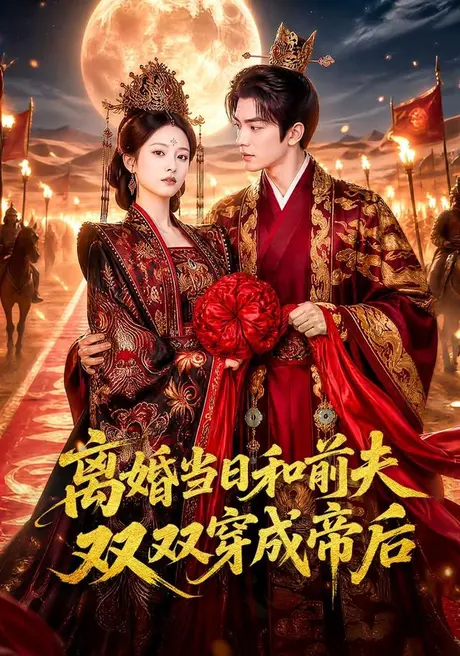 《离婚当日和前夫双双穿成帝后（70集）（夸克网盘）》短剧封面
