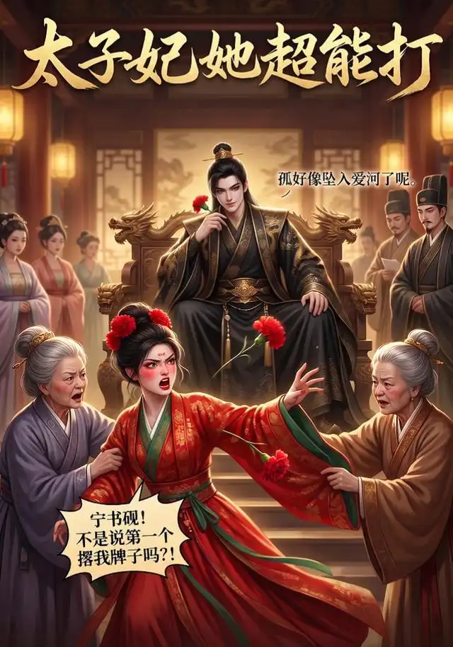 《太子妃她超能打（38集）（夸克网盘）》短剧封面