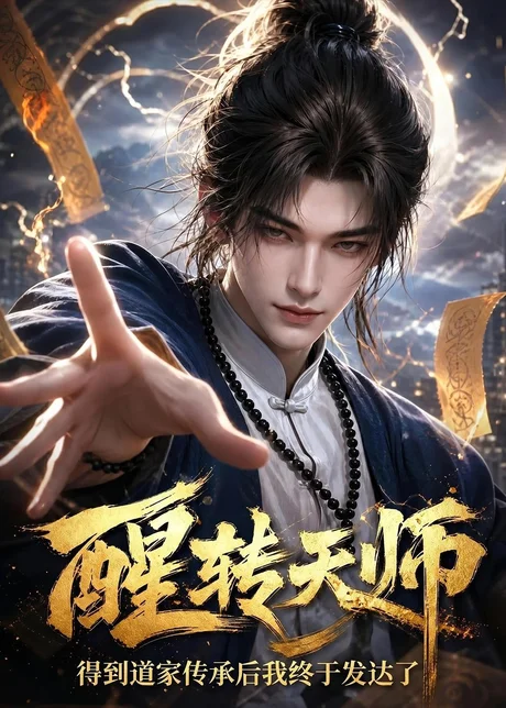 《醒转天师:得到道家传承后我终于发达了(68集)(百度网盘)》短剧封面