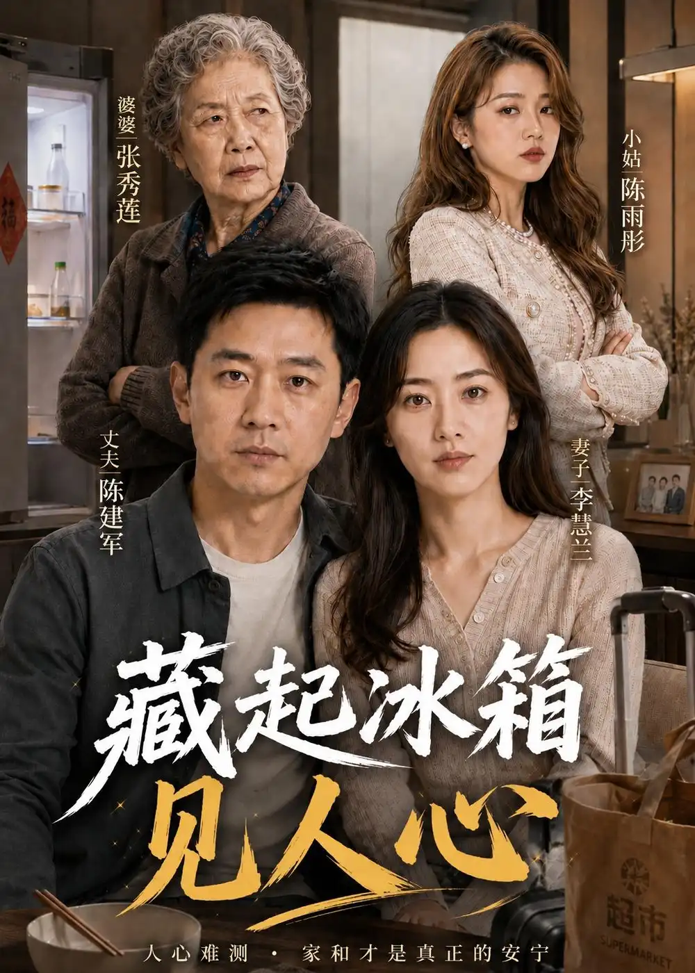 《藏起冰箱见人心（47集）AI短剧（夸克网盘）》短剧封面