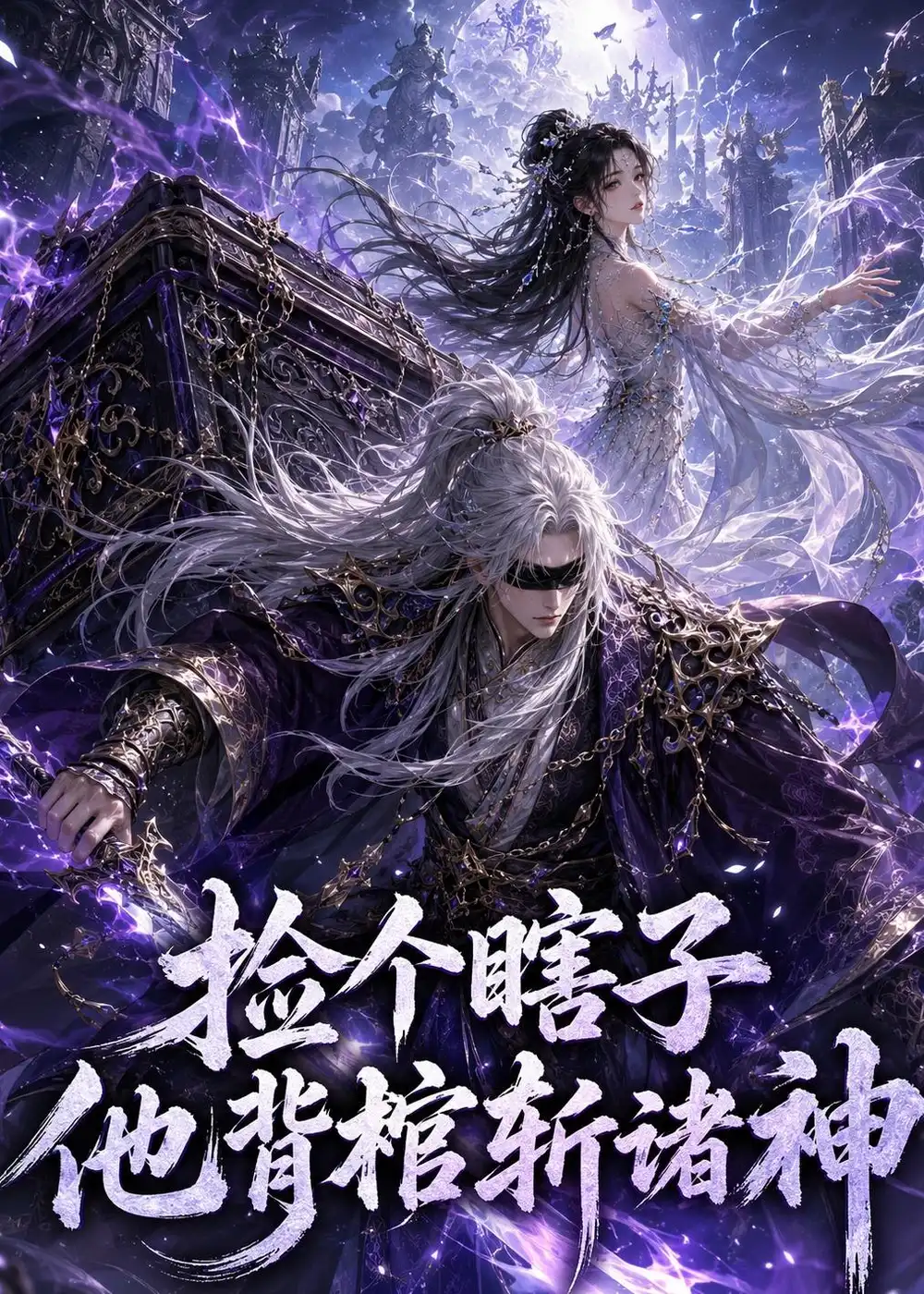 《捡个瞎子他背棺斩诸神（121集）（夸克网盘）》短剧封面
