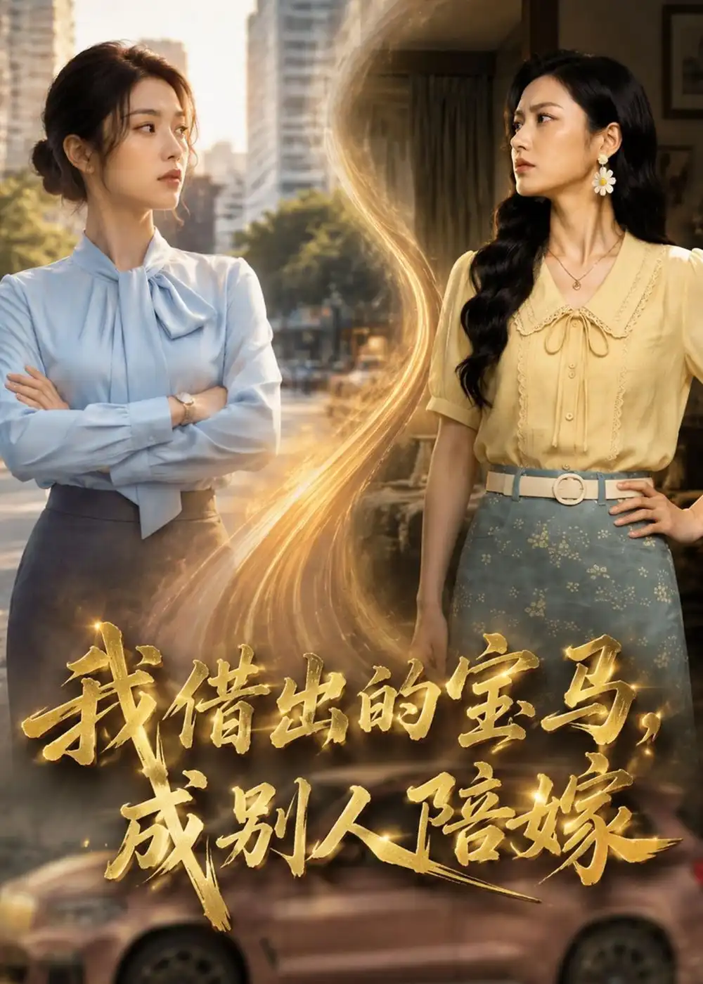 《我借出的宝马，成别人陪嫁（45集）AI短剧（夸克网盘）》短剧封面