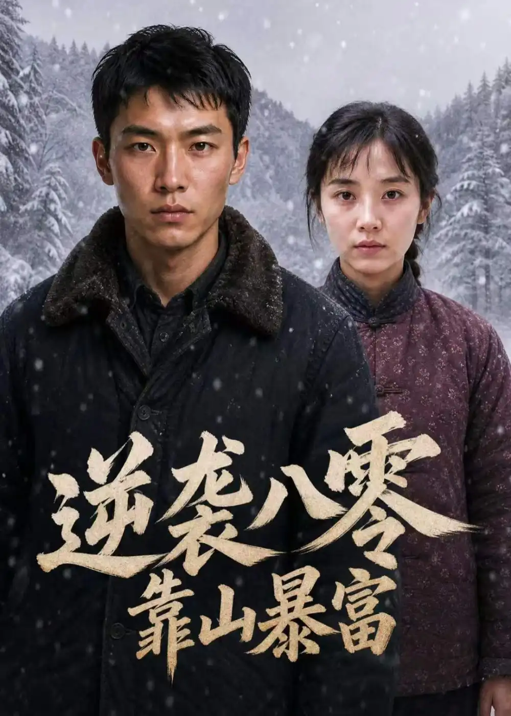 《逆袭八零,靠山暴富(106集)AI短剧(夸克网盘)》短剧封面