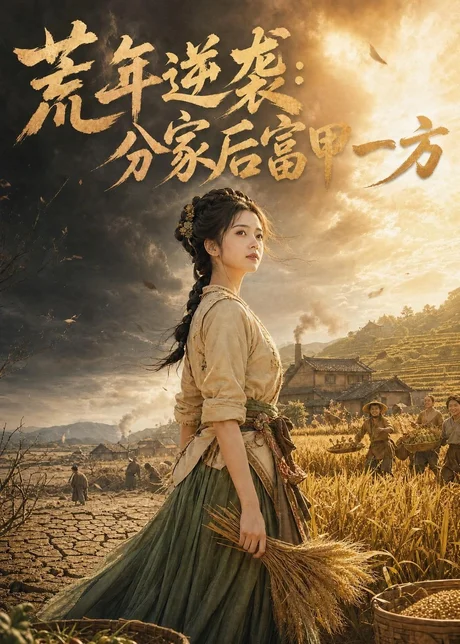 《荒年逆袭：分家后富甲一方（111集）（百度网盘）》短剧封面