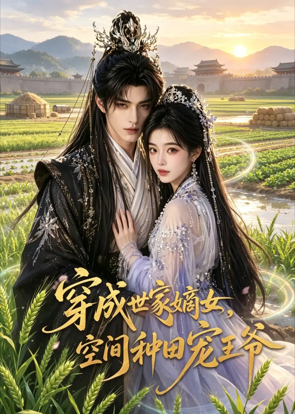 《穿成世家嫡女，空间种田宠王爷（80集）（夸克网盘）》短剧封面