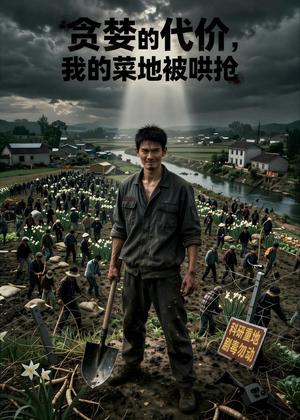 贪婪的代价，我的菜地被哄抢（44集）Ai短剧（夸克网盘）封面图 - 都市短剧