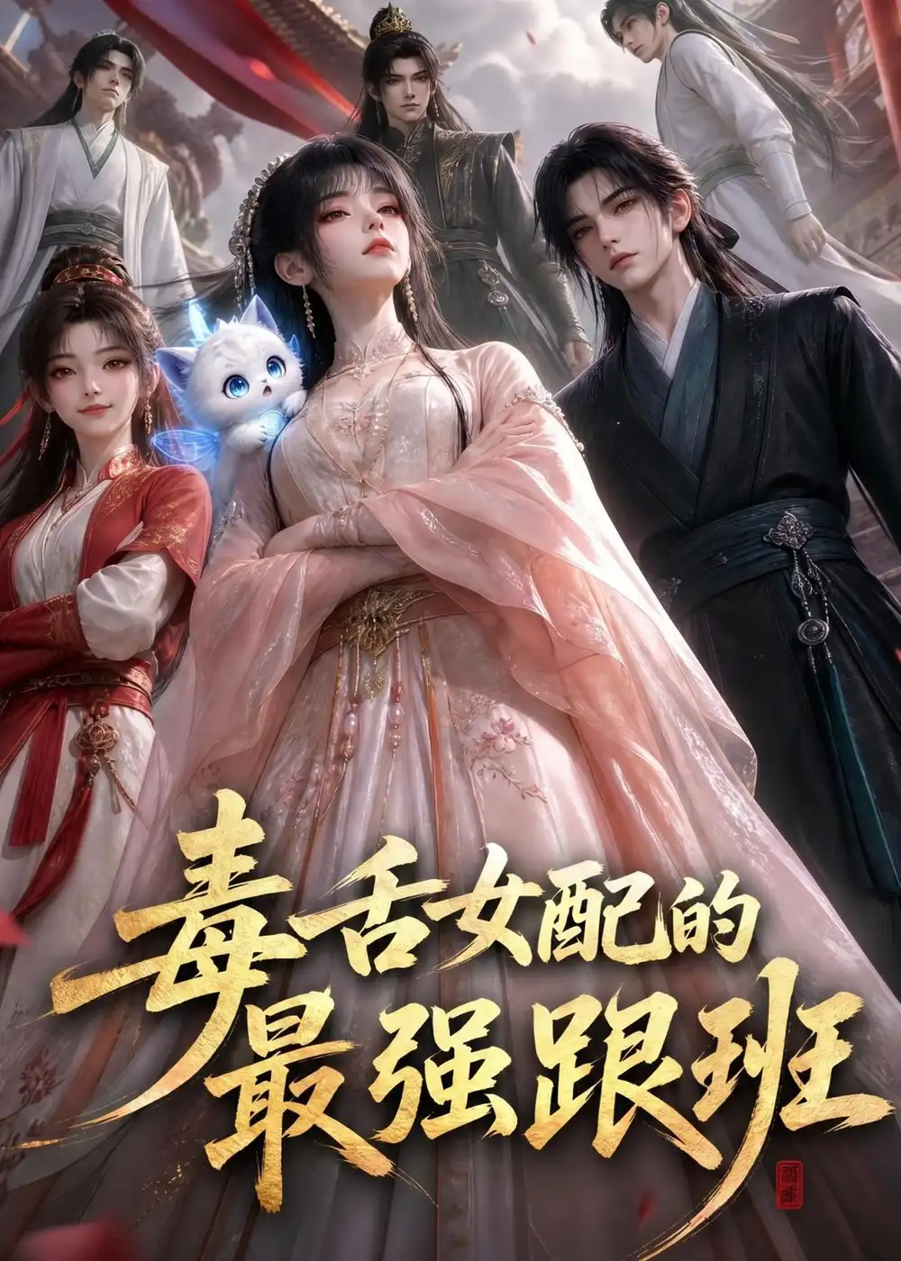《毒舌女配的最强跟班（56集）（夸克网盘）》短剧封面