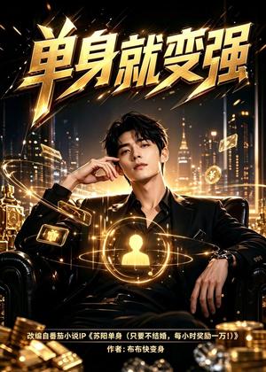 《单身就变强（75集）AI短剧（夸克网盘）》短剧封面
