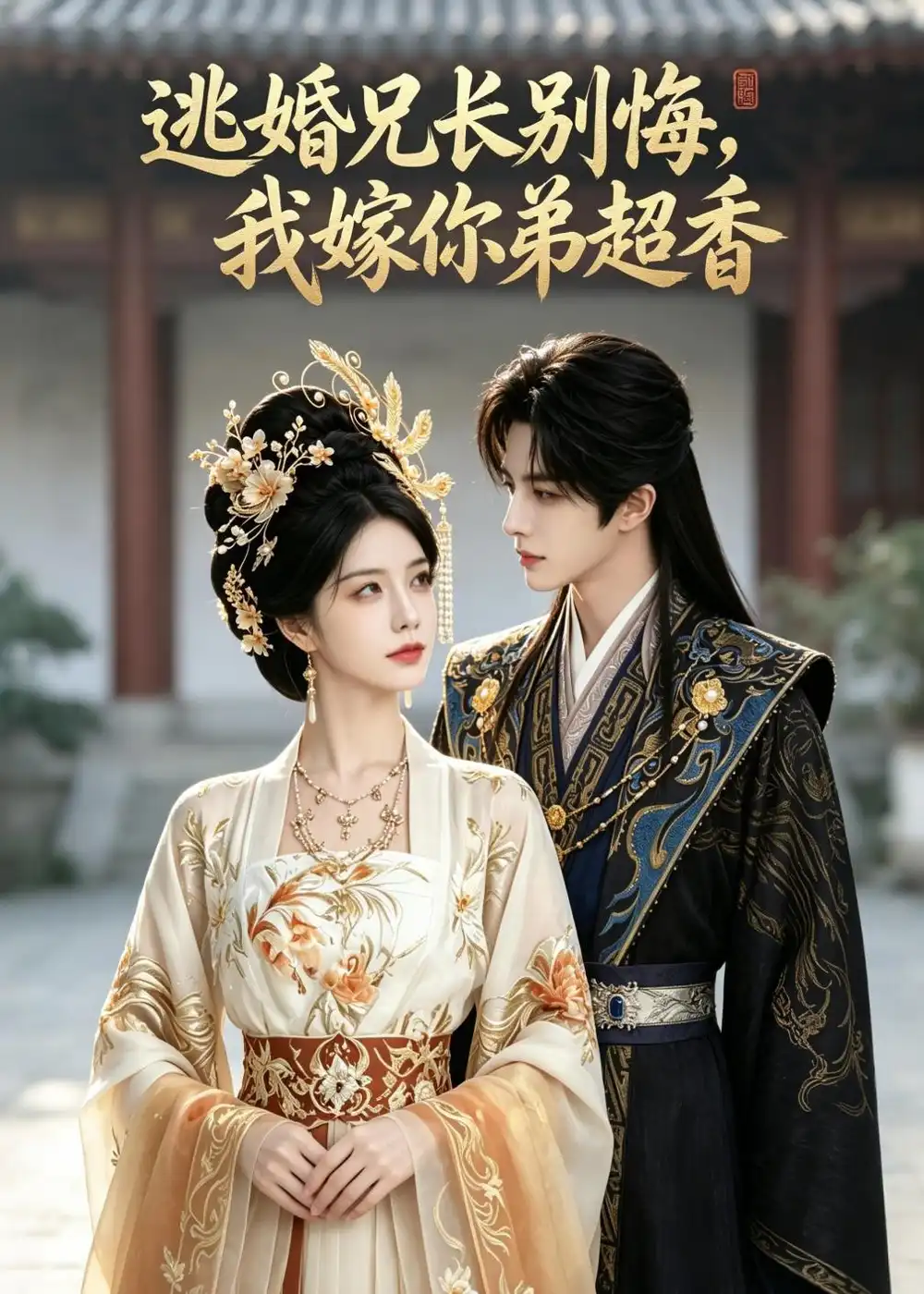 《逃婚兄长别悔,我嫁你弟超香(38集)(夸克网盘)》短剧封面