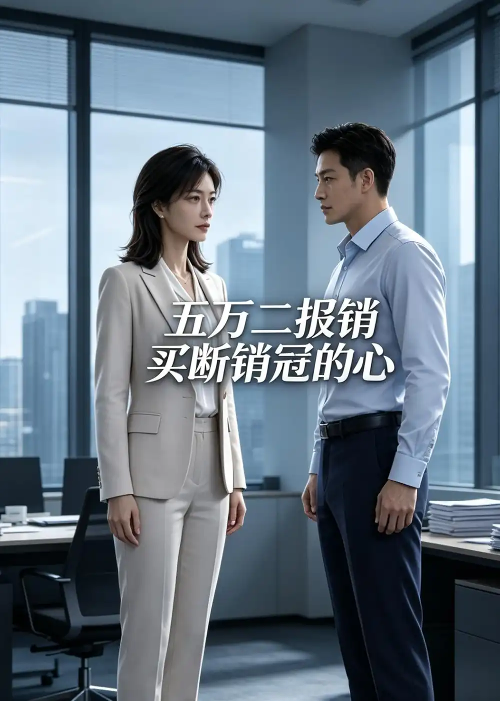 《五万二报销，买断销冠的心（35集）AI短剧（夸克网盘）》短剧封面