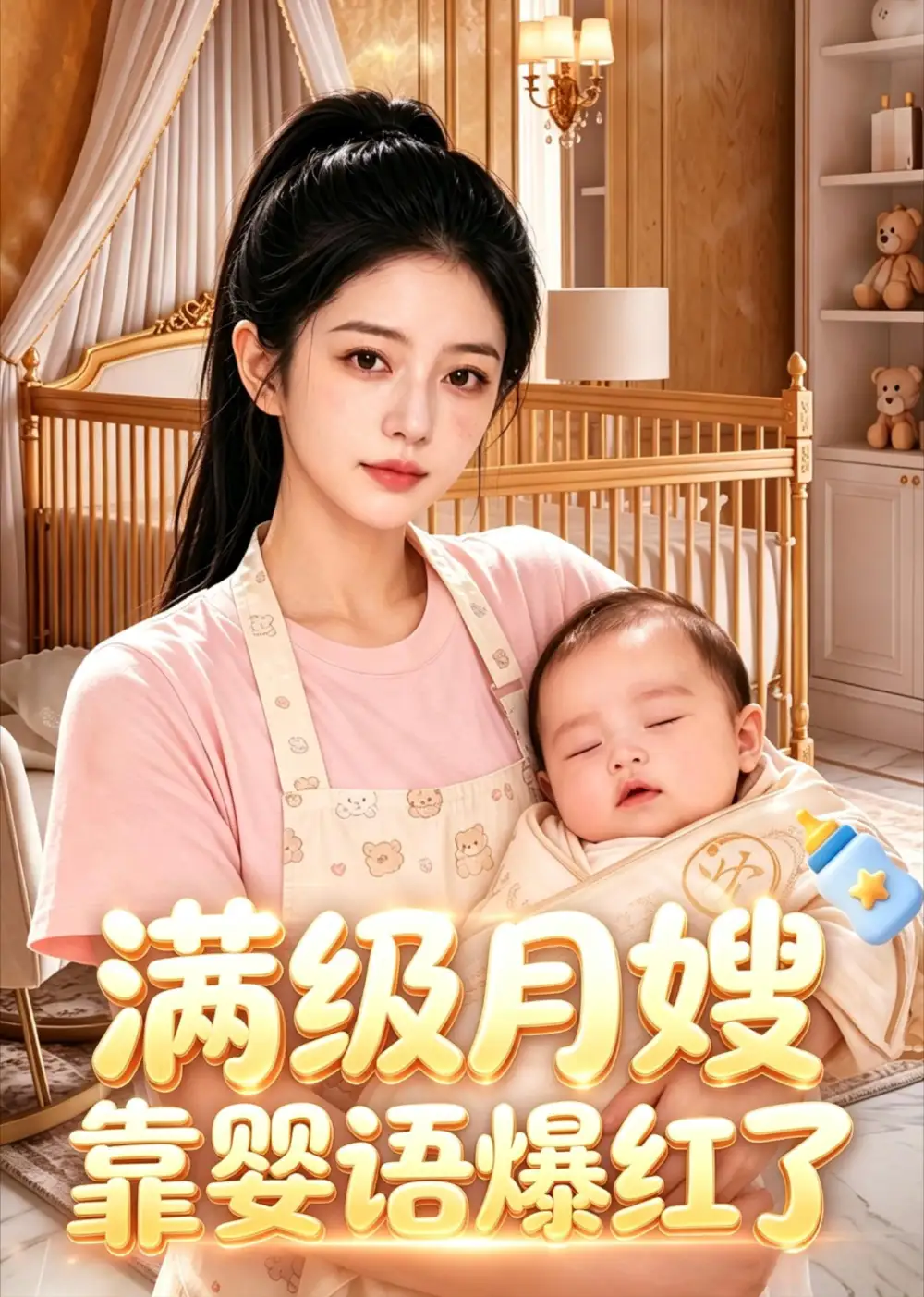 《满级月嫂靠婴语爆红了(43集)AI短剧 (2026)》短剧封面