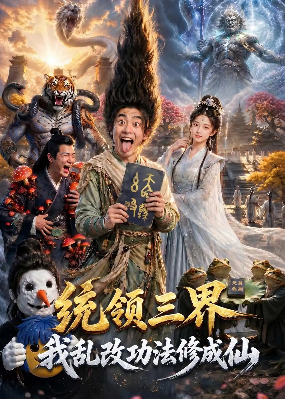 《统领三界,我乱改功法修成仙(66集)(夸克网盘)》短剧封面