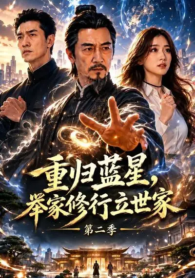 《重归蓝星，举家修行立世家第二季（50集）AI短剧 (2026)》短剧封面