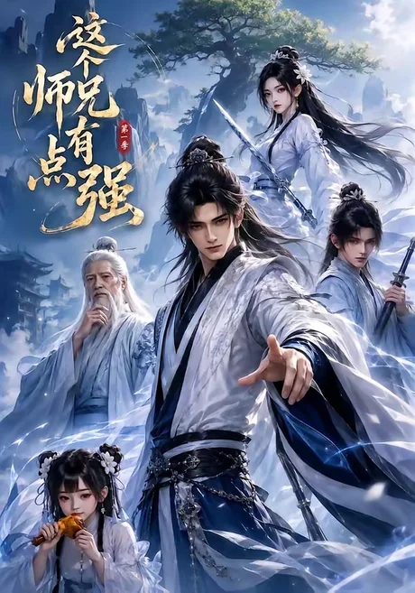 《这个师兄有点强（110集）（夸克网盘）》短剧封面