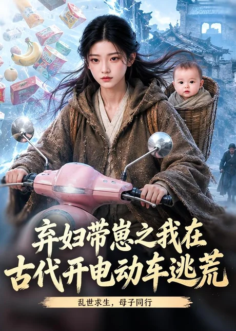 《弃妇带崽之我在古代开电动车逃荒(122集)(夸克网盘)》短剧封面