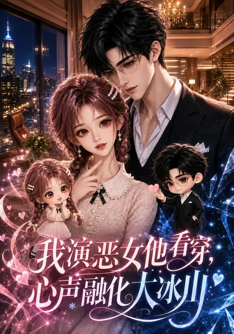 《我演恶女他看穿，心声融化大冰山（63集）（夸克网盘）》短剧封面