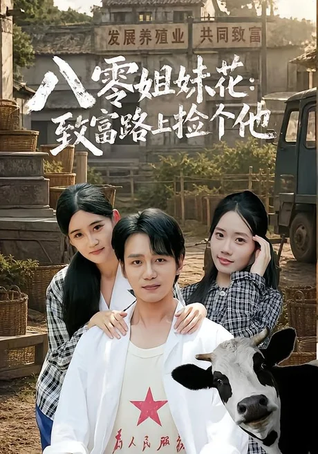 《八零姐妹花致富路上捡个他（82集）李蕴薇＆马若璇（夸克网盘）》短剧封面