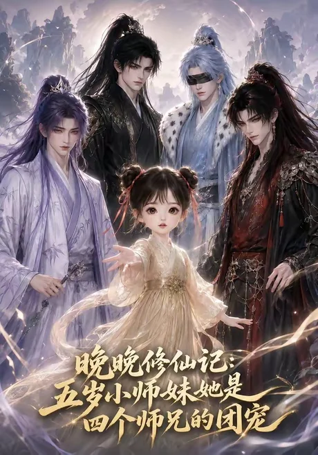 《晚晚修仙记：五岁小师妹她是四个师兄的团宠（115集）（夸克网盘）》短剧封面